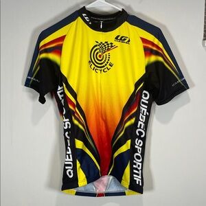 Louis Garneau Men's Cycling Jersey - Yellow and Black
